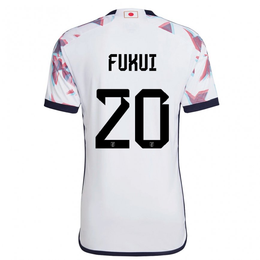 Vaikiškas Japonijos Taichi Fukui #20 Baltas Išvykos Marškinėliai 22-24 T-shirt