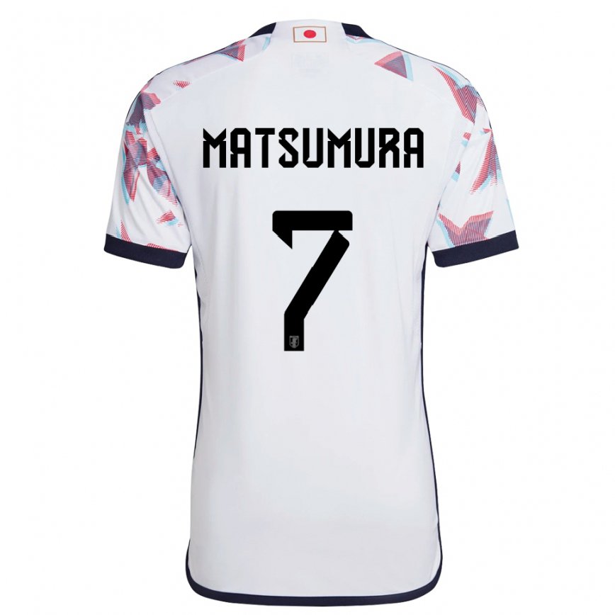 Vaikiškas Japonijos Kosuke Matsumura #7 Baltas Išvykos Marškinėliai 22-24 T-shirt