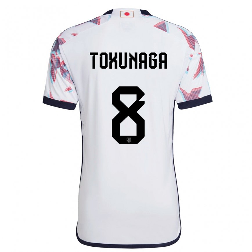 Vaikiškas Japonijos Ryo Tokunaga #8 Baltas Išvykos Marškinėliai 22-24 T-shirt