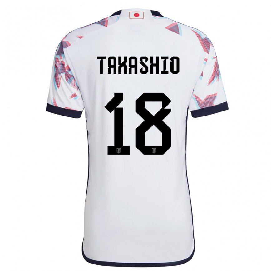 Vaikiškas Japonijos Hayase Takashio #18 Baltas Išvykos Marškinėliai 22-24 T-shirt