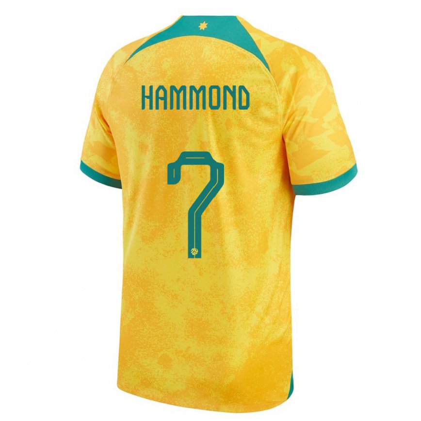 Vyrai Australijos Tristan Hammond #7 Auksinis Namų Marškinėliai 22-24 T-shirt