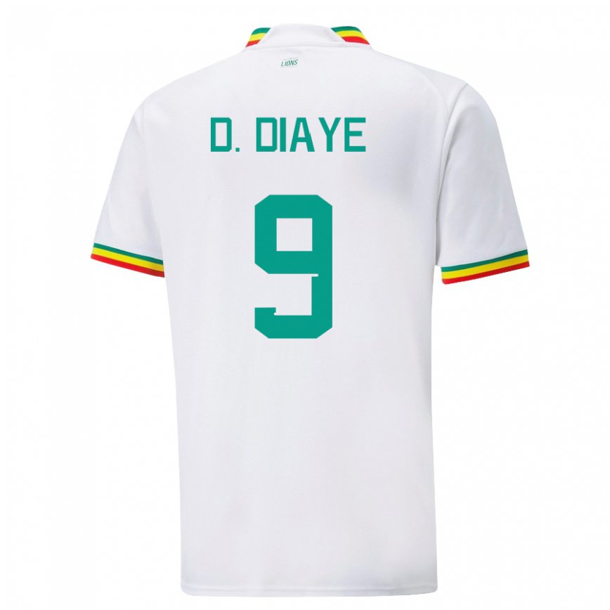 Vyrai Senegalo Dialy N Diaye #9 Baltas Namų Marškinėliai 22-24 T-shirt