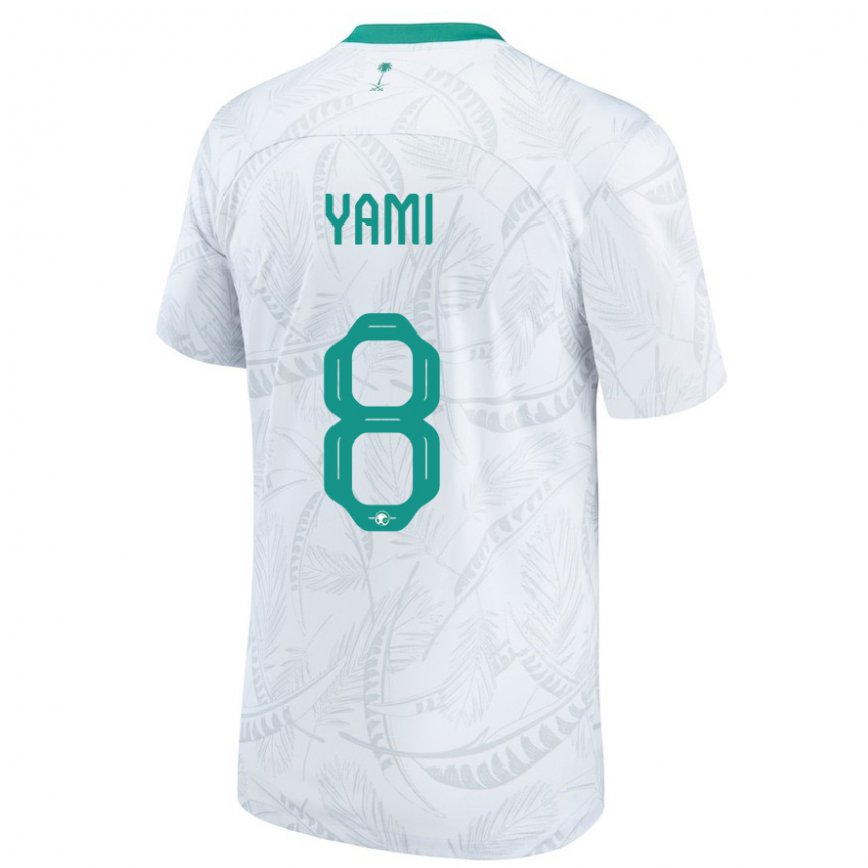 Vyrai Saudo Arabijos Riyadh Yami #8 Baltas Namų Marškinėliai 22-24 T-shirt