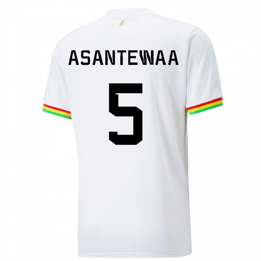 Vyrai Ganos Grace Asantewaa #5 Baltas Namų Marškinėliai 22-24 T-shirt