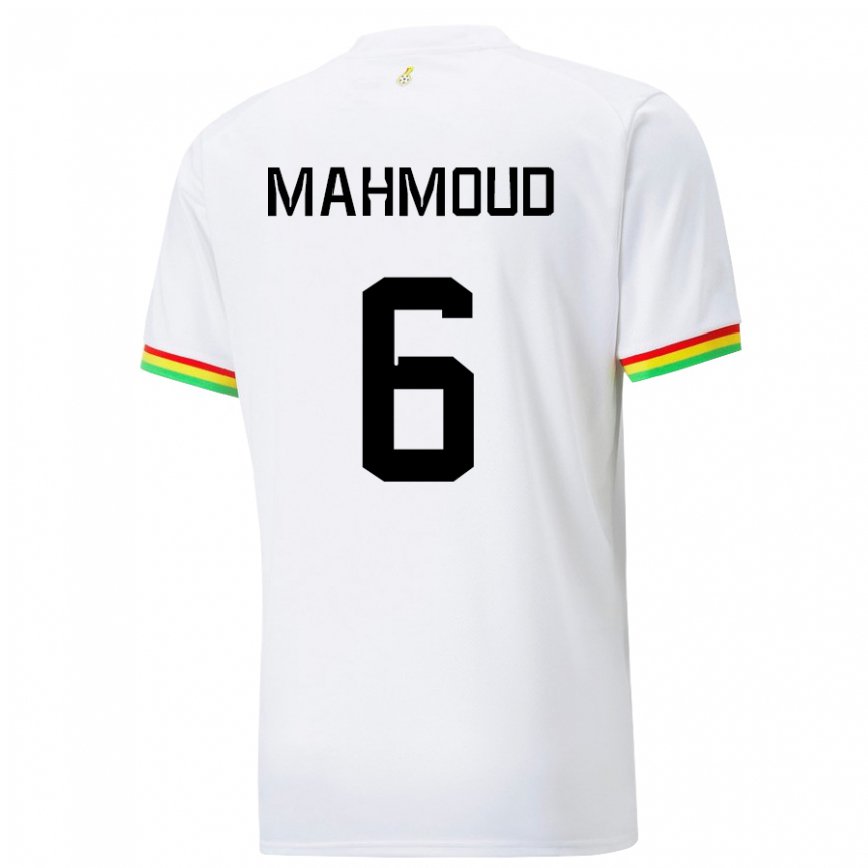 Vyrai Ganos Mohaison Mahmoud #6 Baltas Namų Marškinėliai 22-24 T-shirt