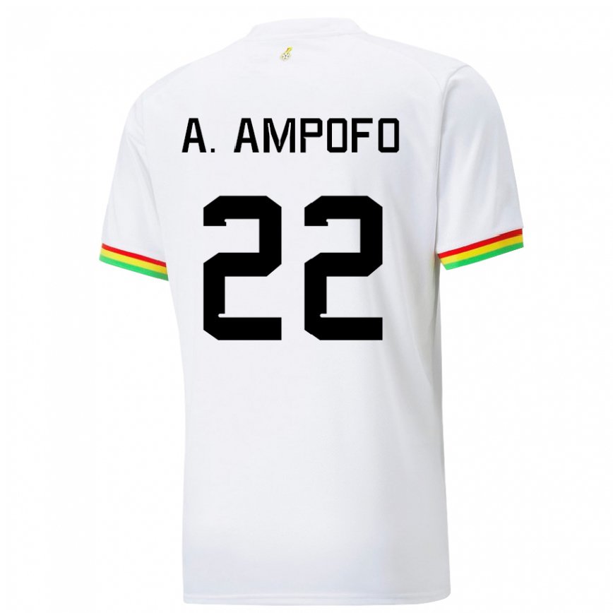 Vyrai Ganos Eugene Amankwah Ampofo #22 Baltas Namų Marškinėliai 22-24 T-shirt