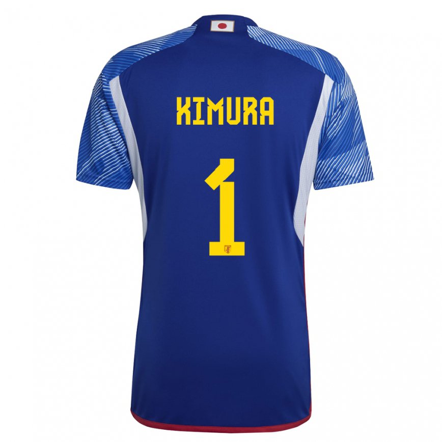 Vyrai Japonijos Ryoya Kimura #1 Karališkai Mėlyna Namų Marškinėliai 22-24 T-shirt