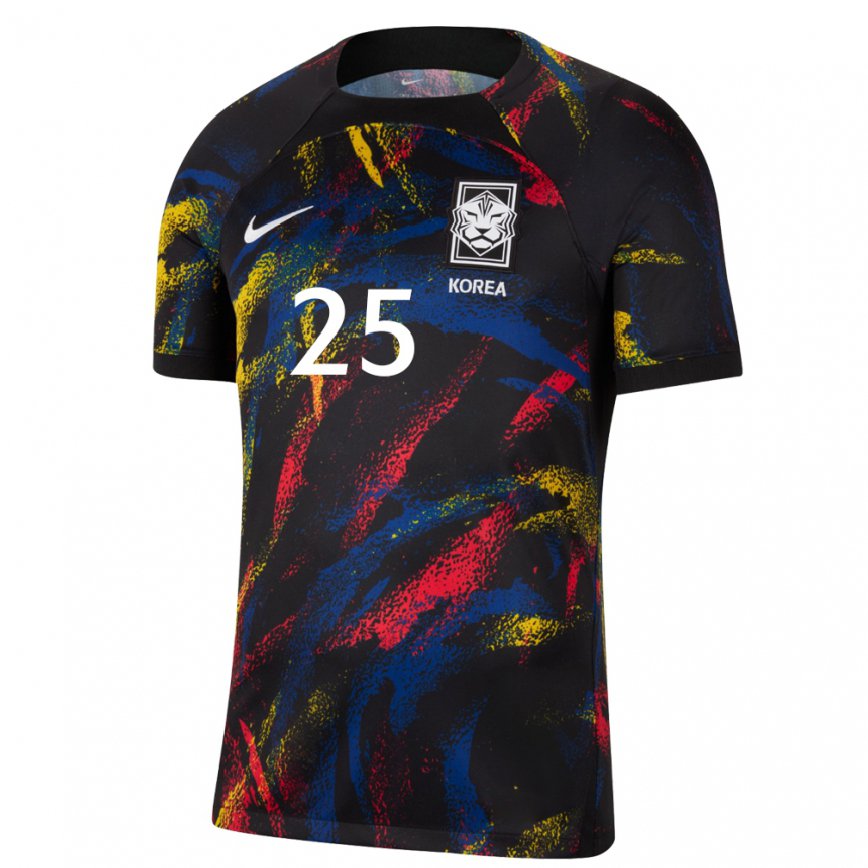 Vyrai Pietų Korėjos Chun Ga Ram #25 Daugiaspalvis Išvykos Marškinėliai 22-24 T-shirt