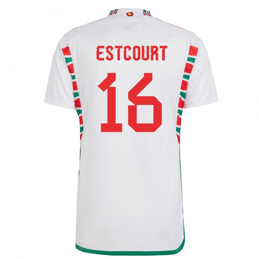 Vyrai Velso Charlotte Estcourt #16 Baltas Išvykos Marškinėliai 22-24 T-shirt