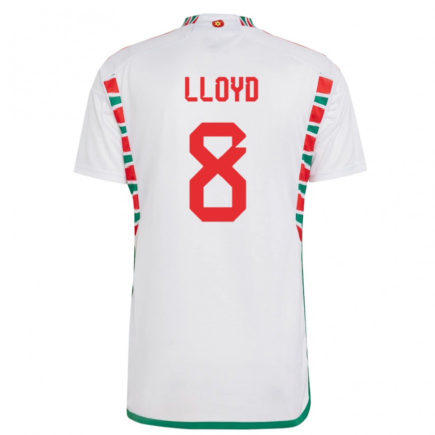 Vyrai Velso Ben Lloyd #8 Baltas Išvykos Marškinėliai 22-24 T-shirt