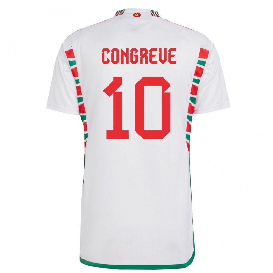 Vyrai Velso Cameron Congreve #10 Baltas Išvykos Marškinėliai 22-24 T-shirt