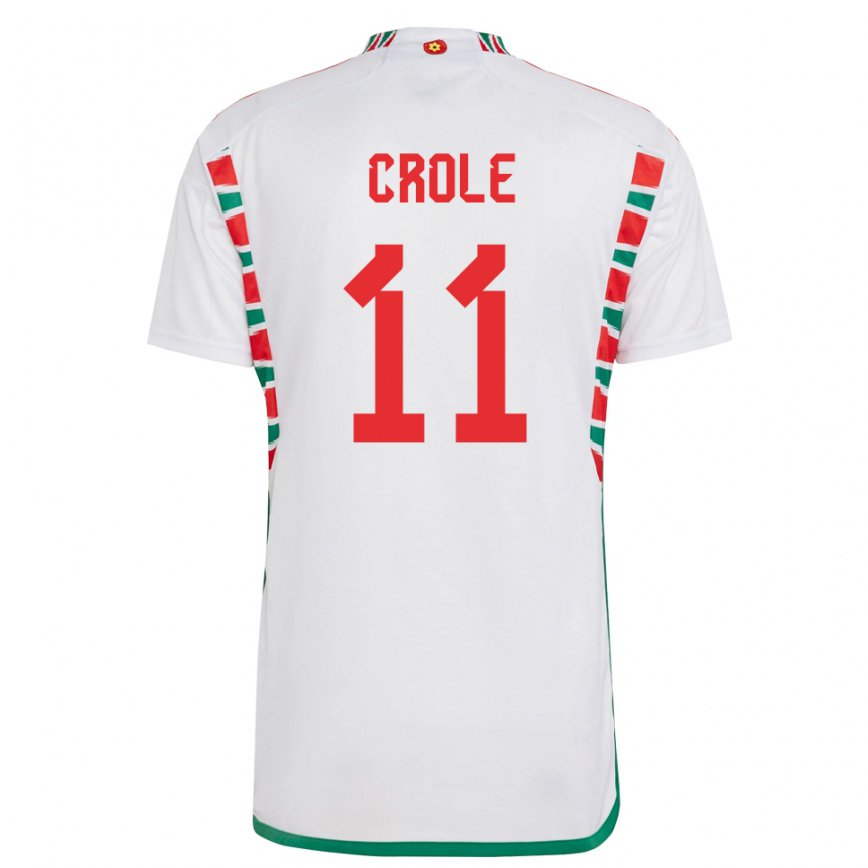 Vyrai Velso James Crole #11 Baltas Išvykos Marškinėliai 22-24 T-shirt