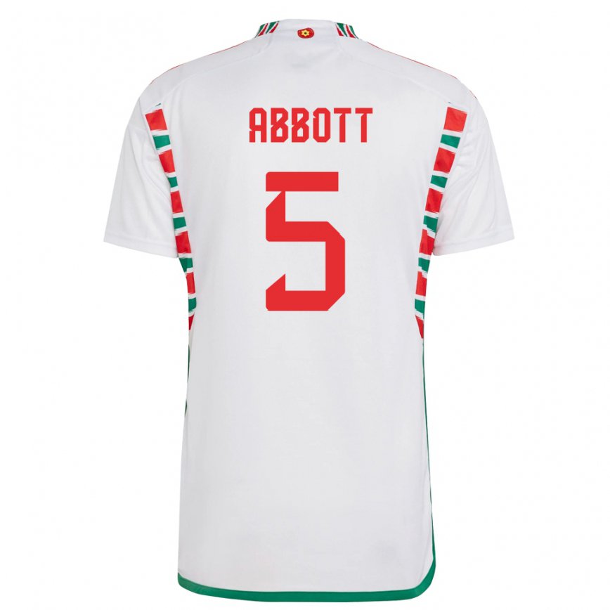 Vyrai Velso George Abbott #5 Baltas Išvykos Marškinėliai 22-24 T-shirt