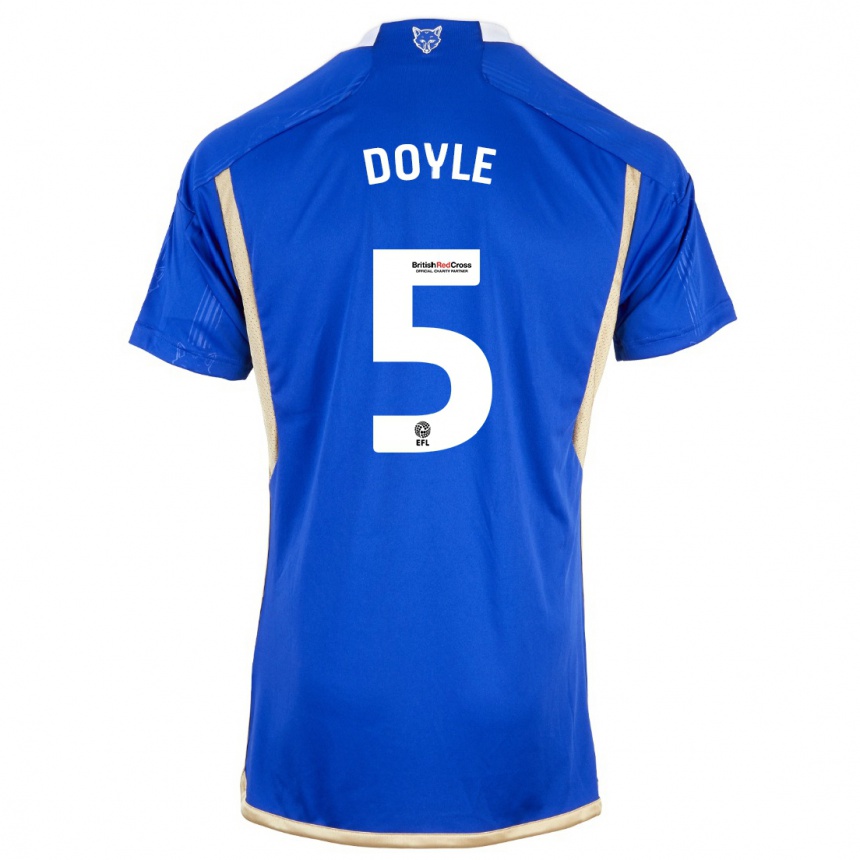 Vaikiškas Callum Doyle #5 Mėlyna Namų Marškinėliai 2023/24 T-Shirt