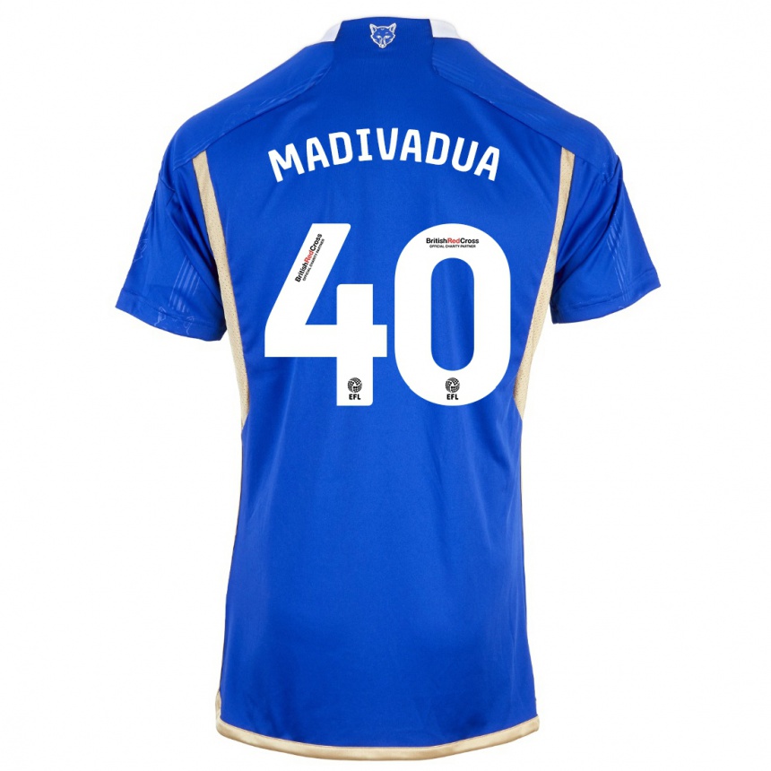 Vaikiškas Wanya Marçal #40 Mėlyna Namų Marškinėliai 2023/24 T-Shirt