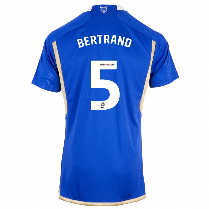 Vaikiškas Ryan Bertrand #5 Mėlyna Namų Marškinėliai 2023/24 T-Shirt