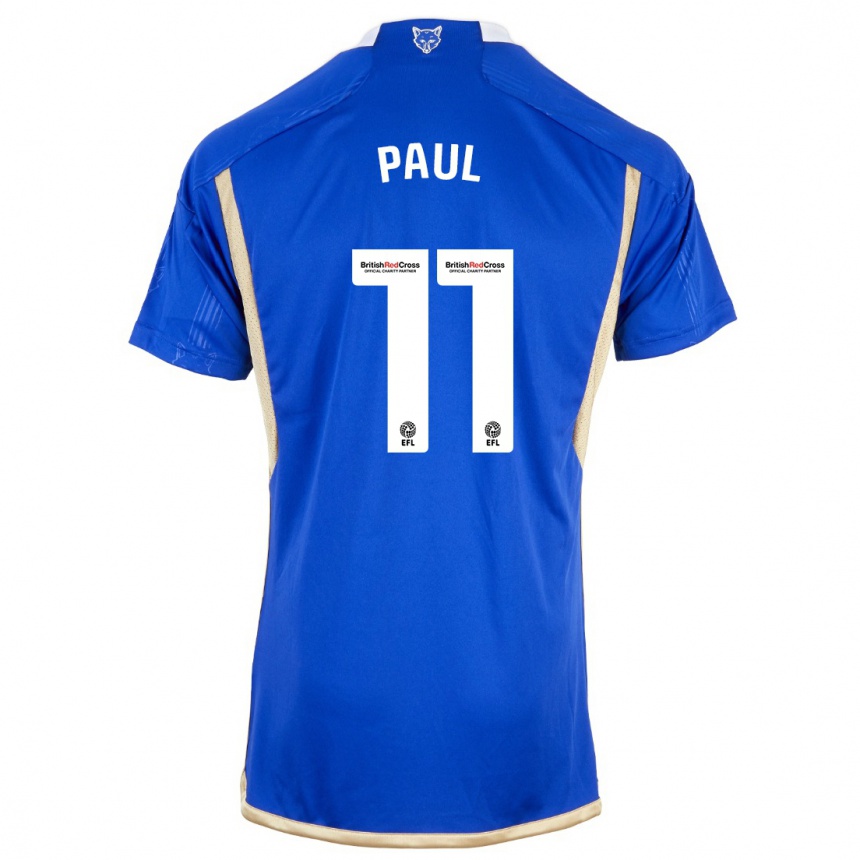 Vaikiškas Lachante Paul #11 Mėlyna Namų Marškinėliai 2023/24 T-Shirt