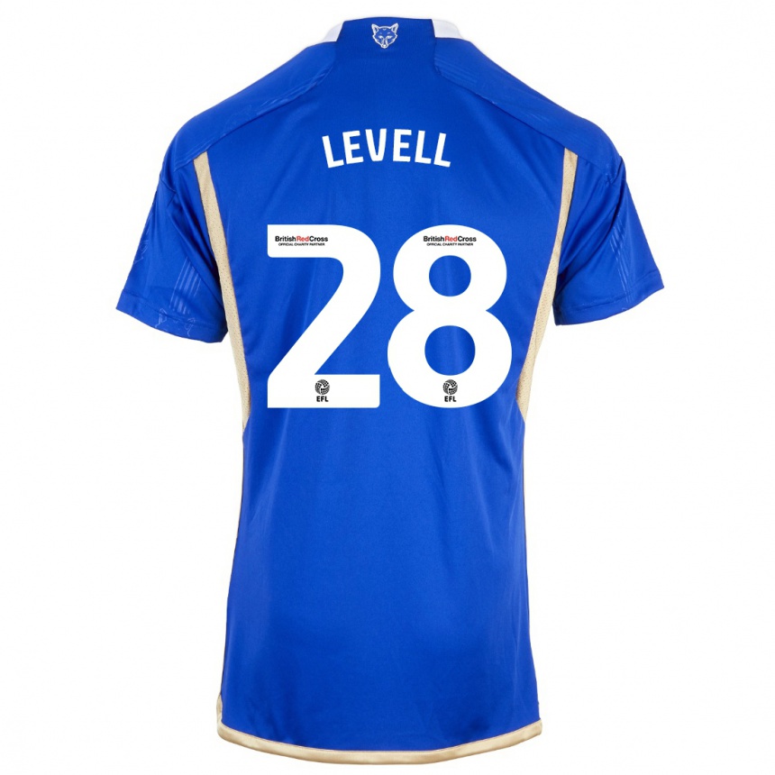 Vaikiškas Kirstie Levell #28 Mėlyna Namų Marškinėliai 2023/24 T-Shirt