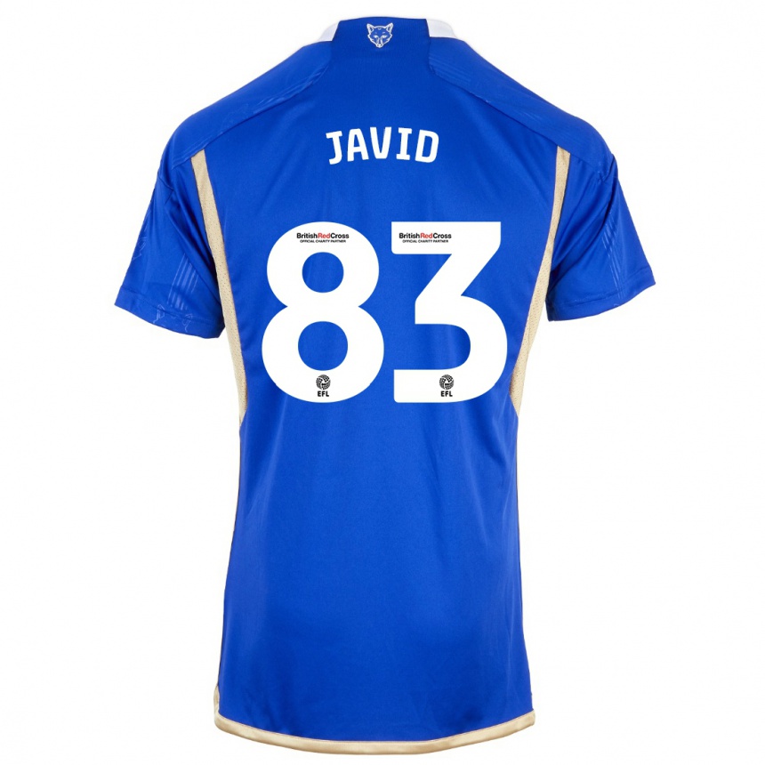 Vaikiškas Abdullah Javid #83 Mėlyna Namų Marškinėliai 2023/24 T-Shirt