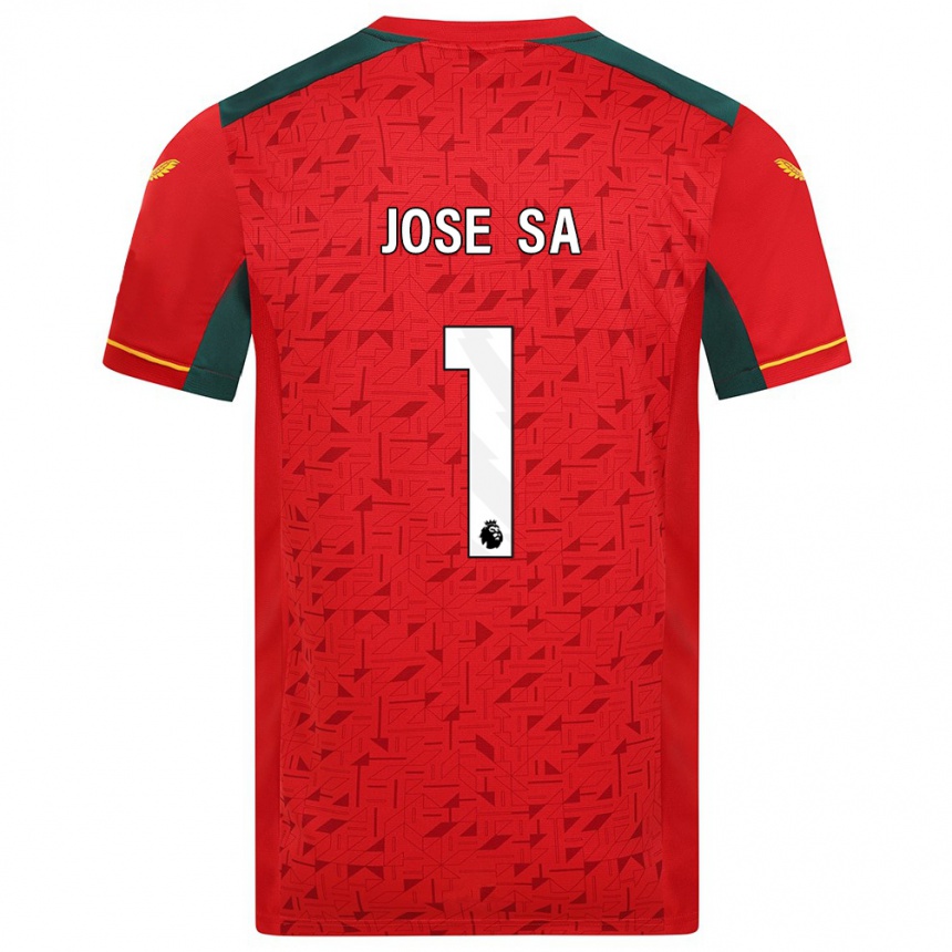 Vaikiškas José Sá #1 Raudona Išvykos Marškinėliai 2023/24 T-Shirt