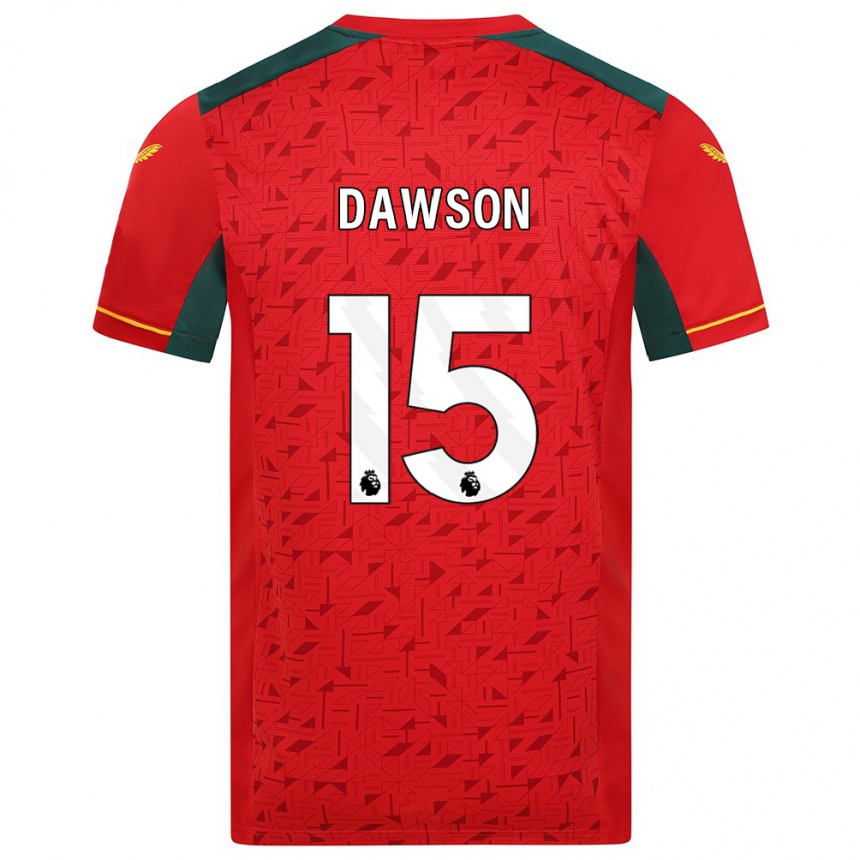 Vaikiškas Craig Dawson #15 Raudona Išvykos Marškinėliai 2023/24 T-Shirt