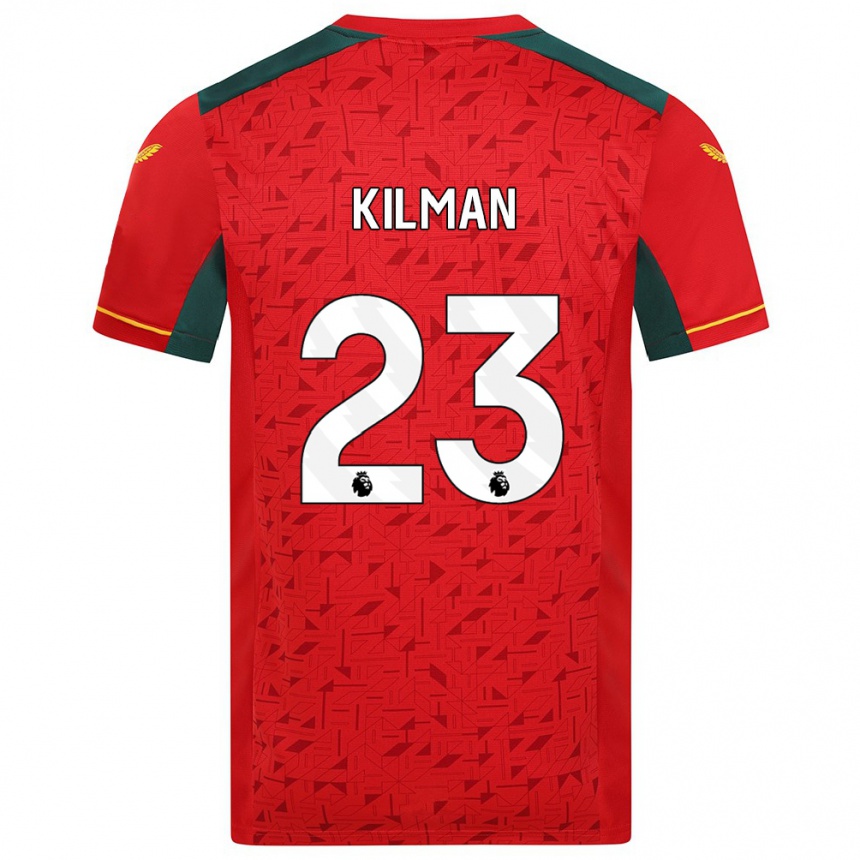 Vaikiškas Max Kilman #23 Raudona Išvykos Marškinėliai 2023/24 T-Shirt