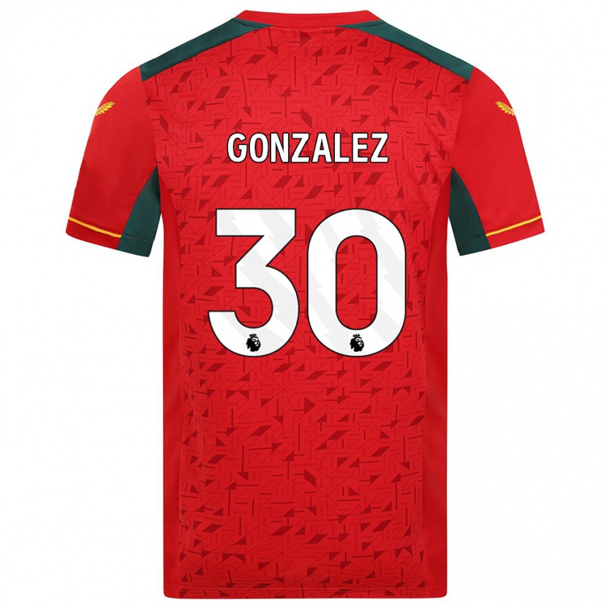 Vaikiškas Enso González #30 Raudona Išvykos Marškinėliai 2023/24 T-Shirt