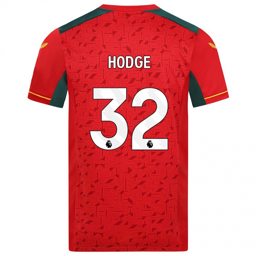 Vaikiškas Joe Hodge #32 Raudona Išvykos Marškinėliai 2023/24 T-Shirt