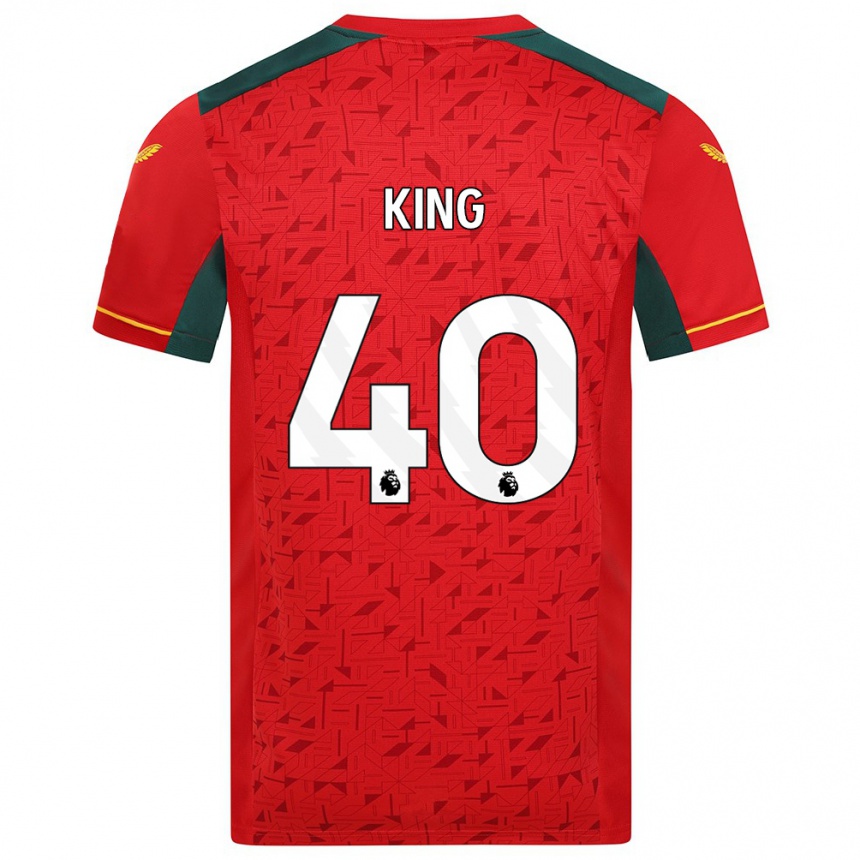 Vaikiškas Tom King #40 Raudona Išvykos Marškinėliai 2023/24 T-Shirt