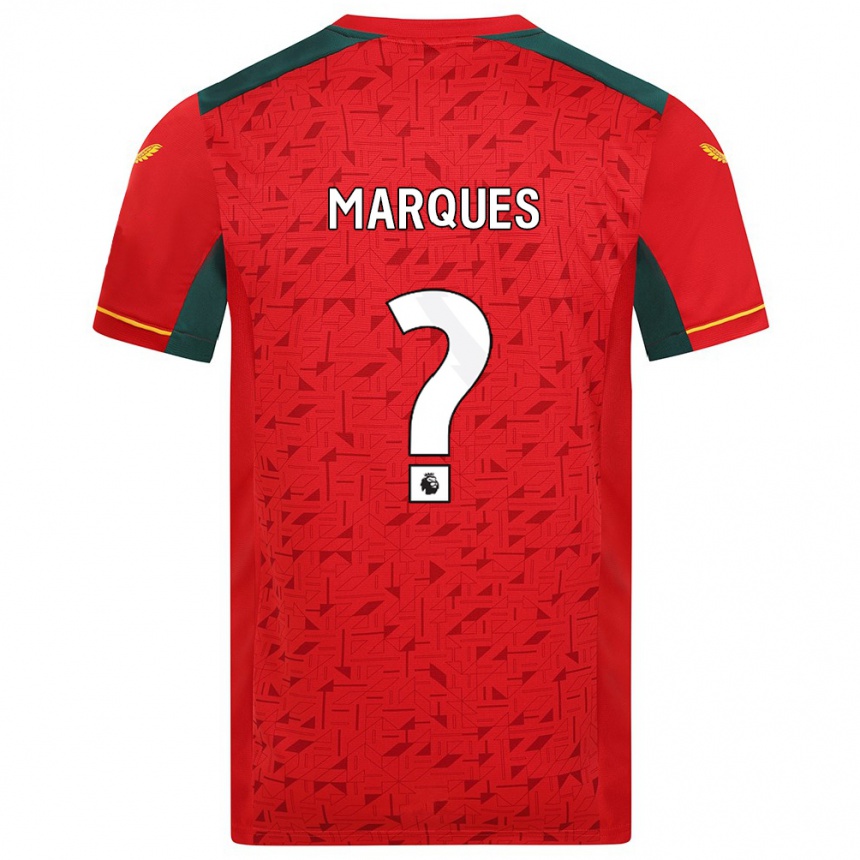 Vaikiškas Christian Marques #0 Raudona Išvykos Marškinėliai 2023/24 T-Shirt