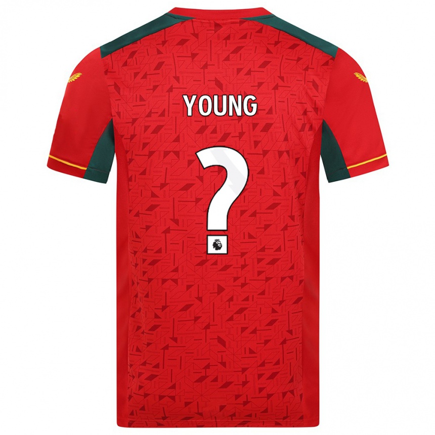 Vaikiškas Joe Young #0 Raudona Išvykos Marškinėliai 2023/24 T-Shirt