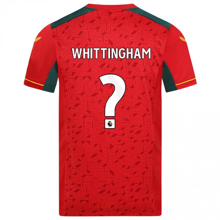 Vaikiškas Matthew Whittingham #0 Raudona Išvykos Marškinėliai 2023/24 T-Shirt