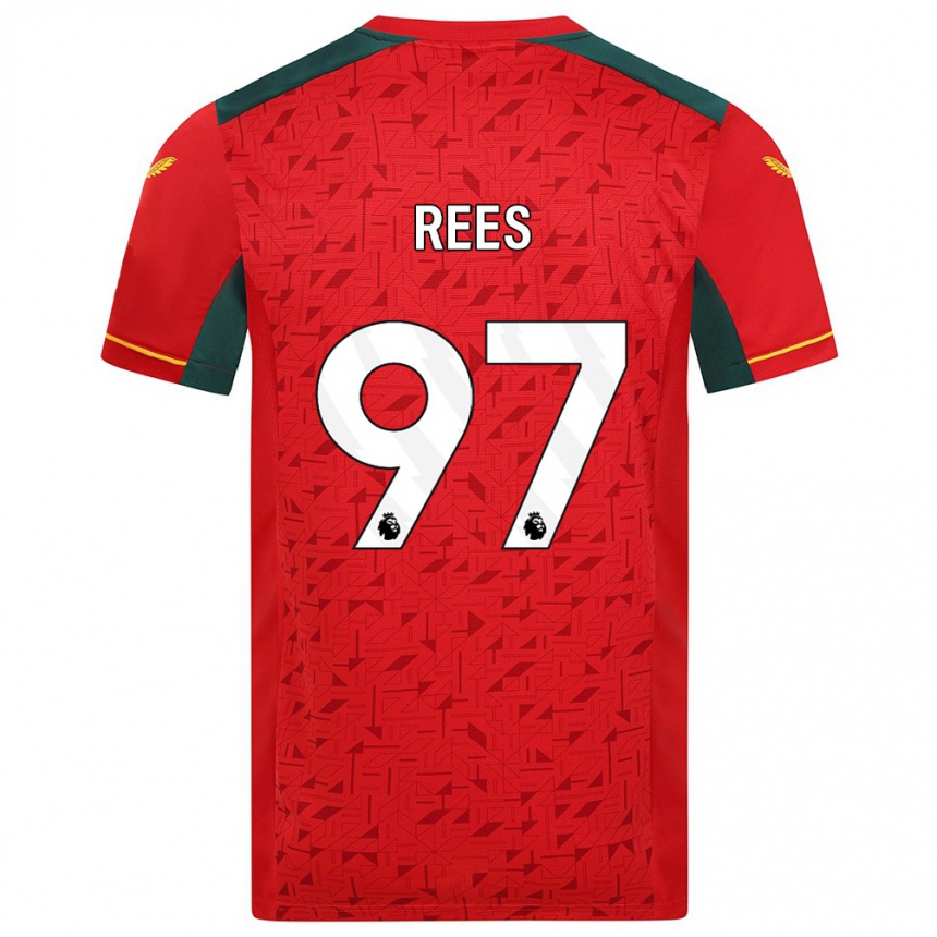 Vaikiškas Mason Rees #97 Raudona Išvykos Marškinėliai 2023/24 T-Shirt