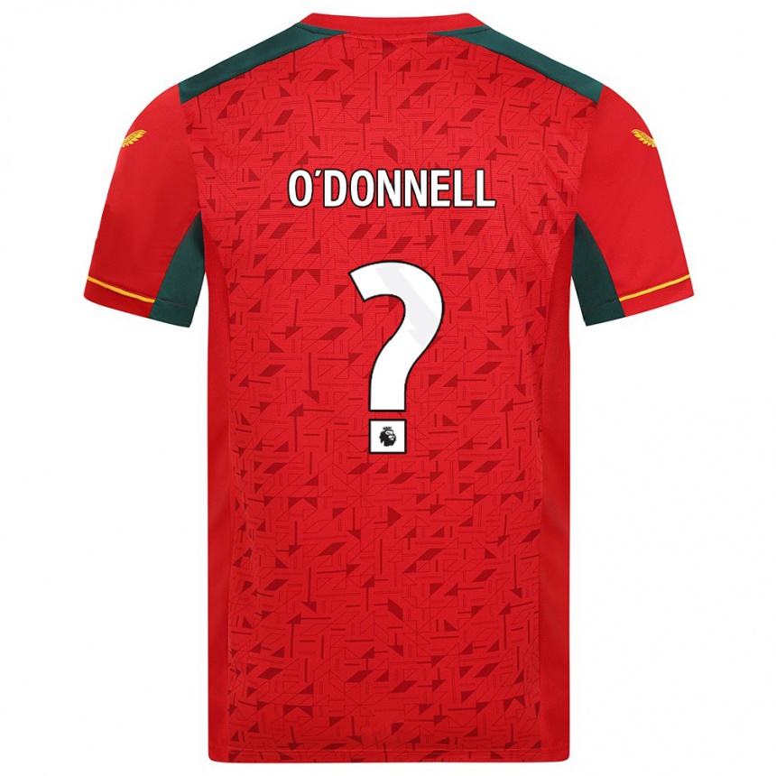 Vaikiškas Luke O'donnell #0 Raudona Išvykos Marškinėliai 2023/24 T-Shirt