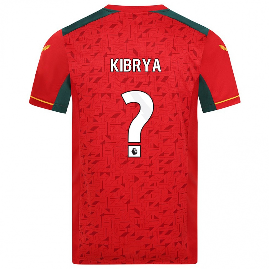 Vaikiškas Lucas Kibrya #0 Raudona Išvykos Marškinėliai 2023/24 T-Shirt