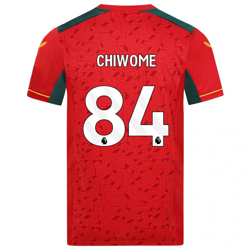 Vaikiškas Leon Chiwome #84 Raudona Išvykos Marškinėliai 2023/24 T-Shirt