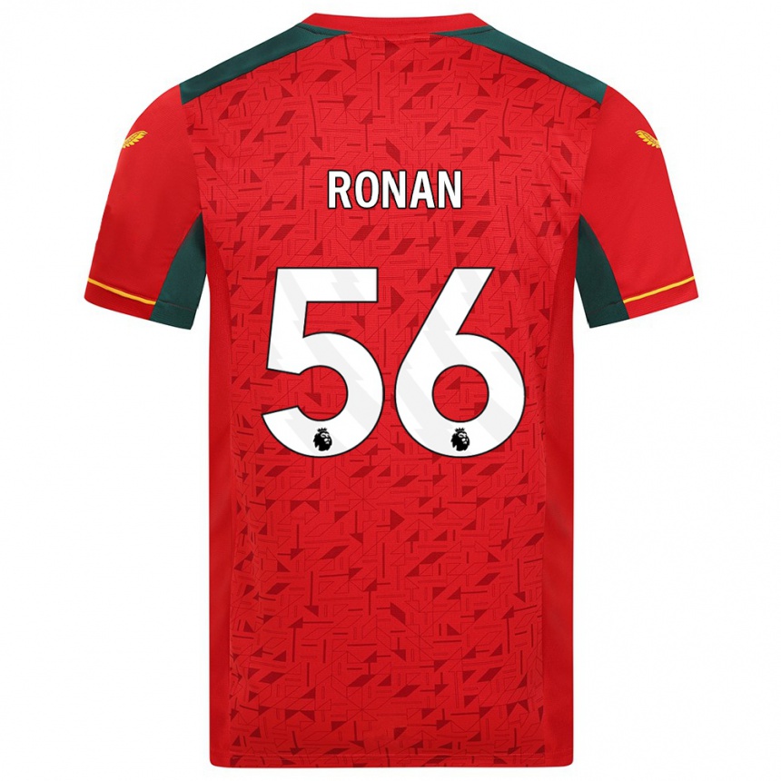 Vaikiškas Connor Ronan #56 Raudona Išvykos Marškinėliai 2023/24 T-Shirt