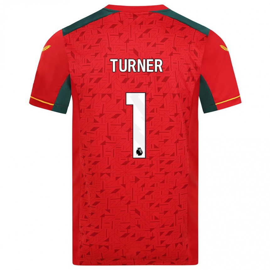 Vaikiškas Shannon Turner #1 Raudona Išvykos Marškinėliai 2023/24 T-Shirt