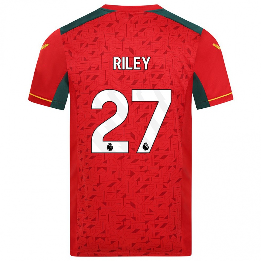 Vaikiškas Lauren Riley #27 Raudona Išvykos Marškinėliai 2023/24 T-Shirt