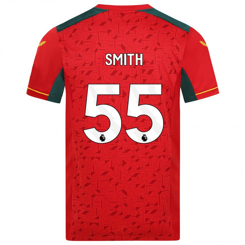 Vaikiškas Jackson Smith #55 Raudona Išvykos Marškinėliai 2023/24 T-Shirt