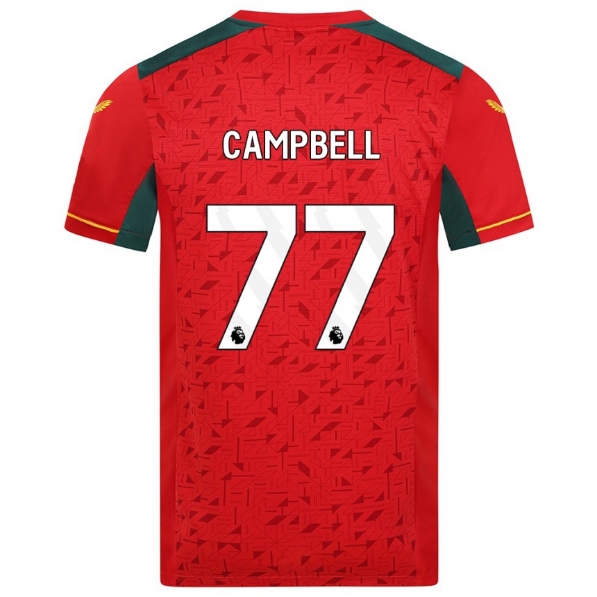 Vaikiškas Chem Campbell #77 Raudona Išvykos Marškinėliai 2023/24 T-Shirt