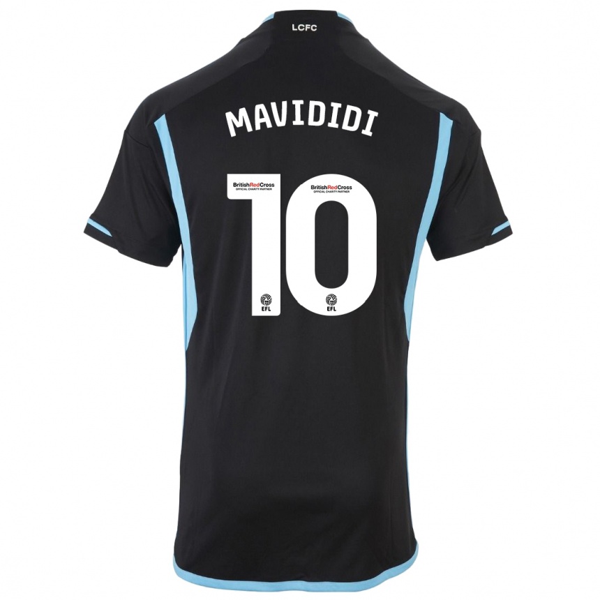 Vaikiškas Stephy Mavididi #10 Juoda Išvykos Marškinėliai 2023/24 T-Shirt