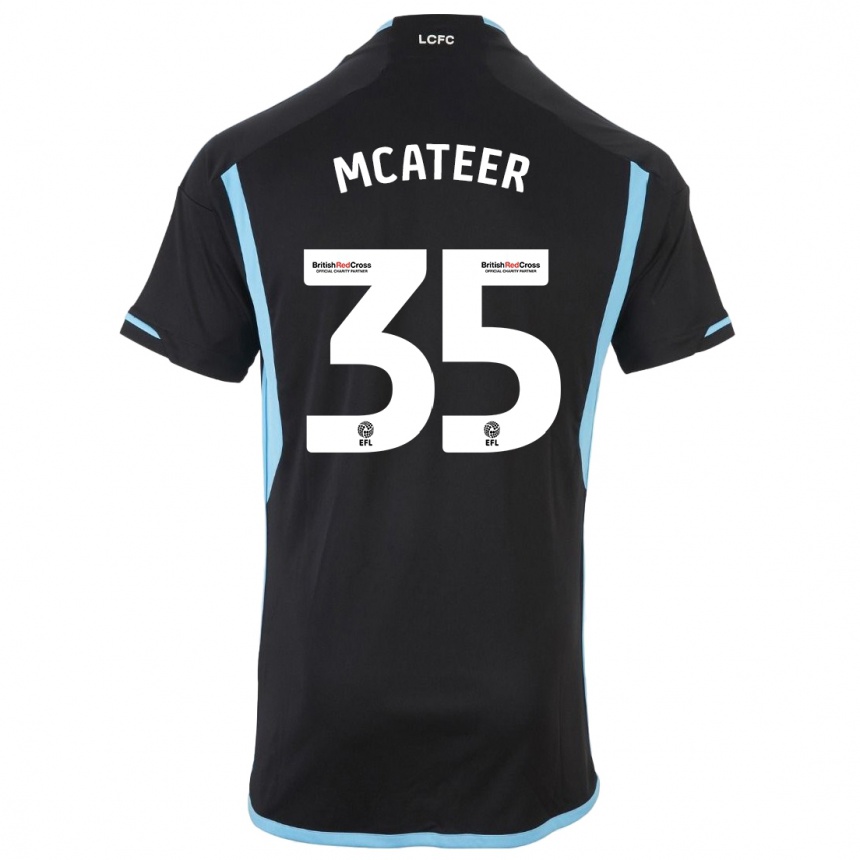 Vaikiškas Kasey Mcateer #35 Juoda Išvykos Marškinėliai 2023/24 T-Shirt