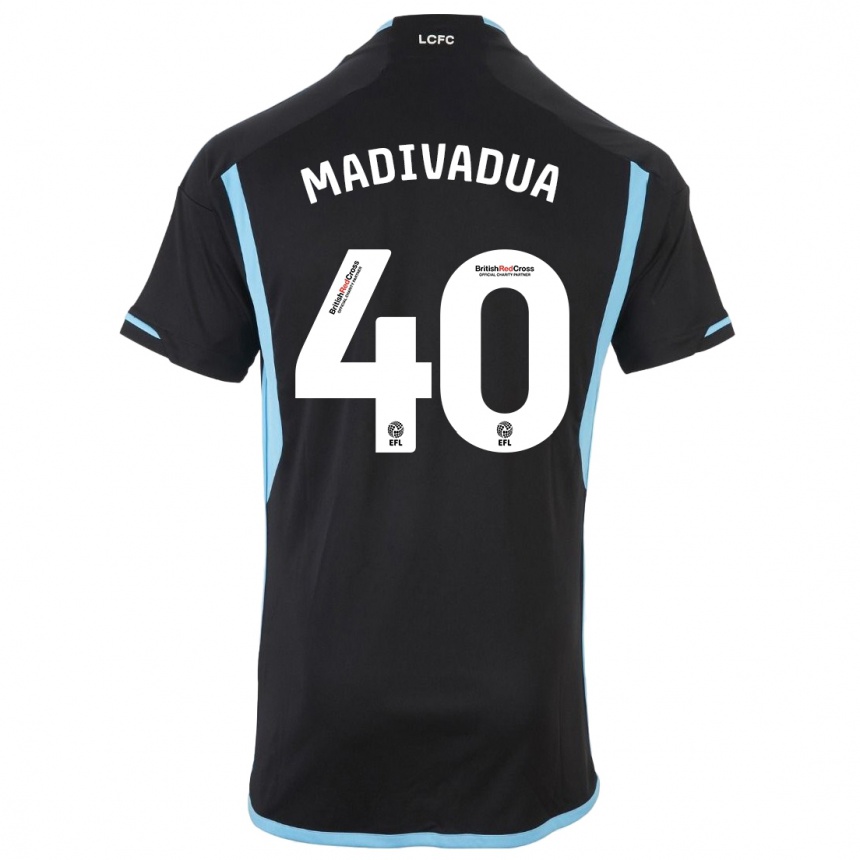 Vaikiškas Wanya Marçal #40 Juoda Išvykos Marškinėliai 2023/24 T-Shirt