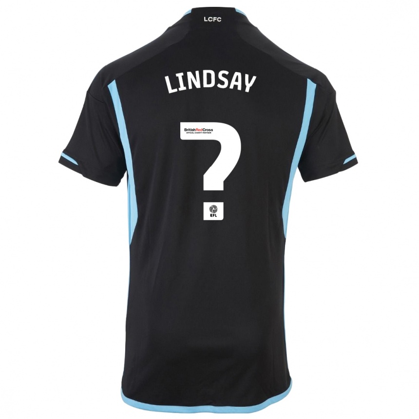 Vaikiškas Jahmari Lindsay #0 Juoda Išvykos Marškinėliai 2023/24 T-Shirt