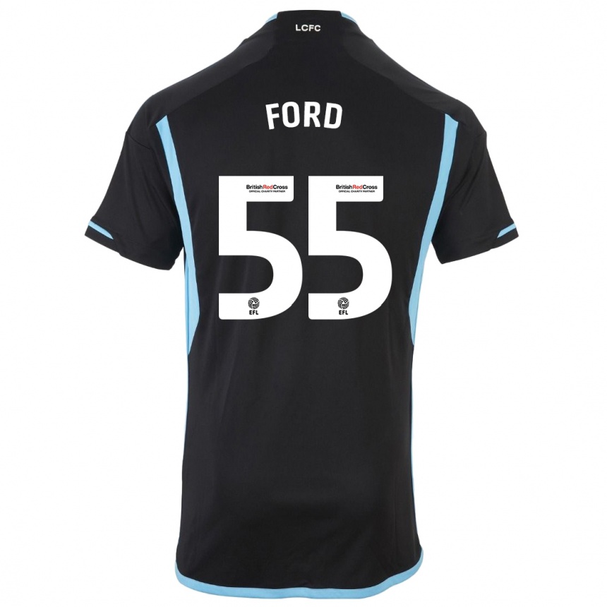 Vaikiškas Harvey Godsmark-Ford #55 Juoda Išvykos Marškinėliai 2023/24 T-Shirt