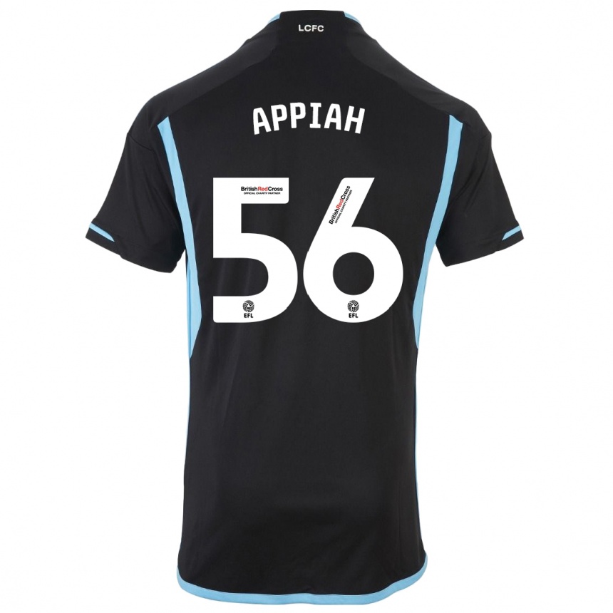 Vaikiškas Paul Appiah #56 Juoda Išvykos Marškinėliai 2023/24 T-Shirt