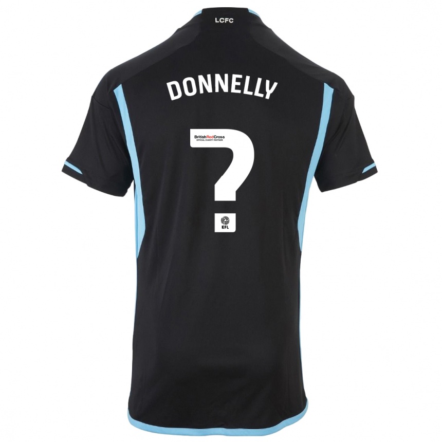 Vaikiškas Ryan Donnelly #0 Juoda Išvykos Marškinėliai 2023/24 T-Shirt