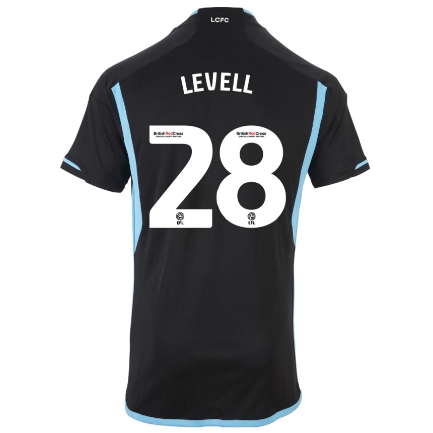 Vaikiškas Kirstie Levell #28 Juoda Išvykos Marškinėliai 2023/24 T-Shirt