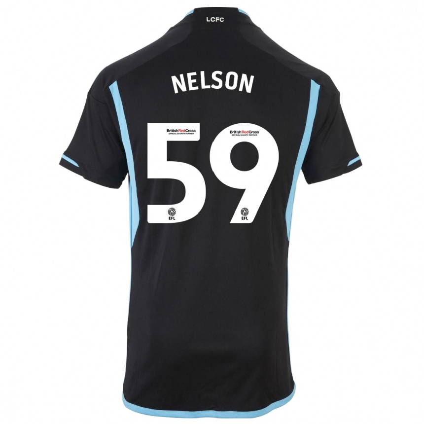 Vaikiškas Ronny Nelson #59 Juoda Išvykos Marškinėliai 2023/24 T-Shirt